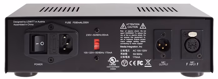 Lewitt LCT 840 - Microfon cu lampă pentru studio 