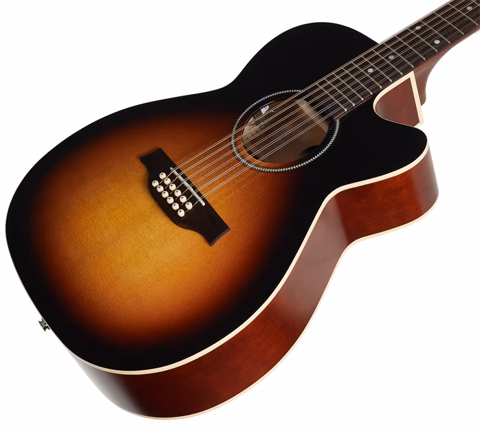 Seagull S 12 CH CW Spruce Sunburst GT QIT - Chitară electro-acustică cu 12 corzi