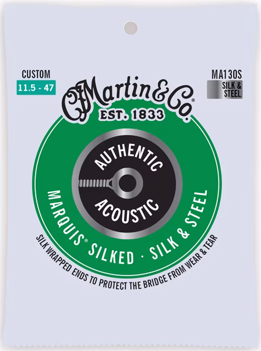 Martin Authentic Marquis Silk & Steel Custom - Corzi de metal pentru chitară acustică