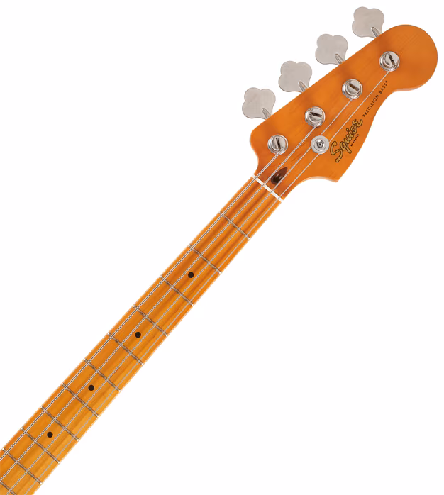 Fender Squier 40th Ann. Precision Bass® VE  MN Satin Vintage Blonde - Chitară bass electrică