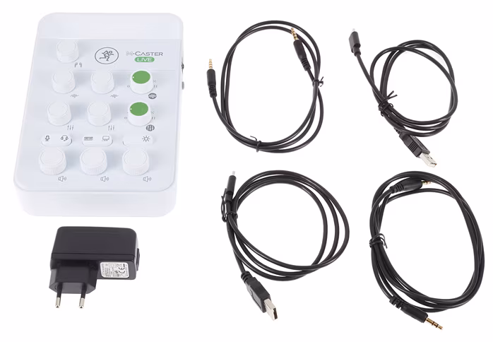 Mackie M•Caster Live (White) - Pupitru de mixaj digital 