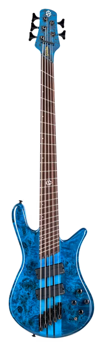 Spector NS Dimension MS 5 Black & Blue Gloss - Chitară bass electrică