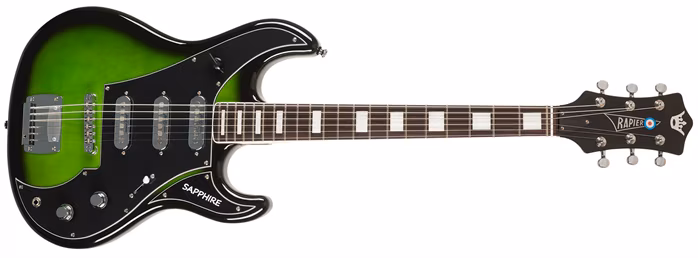 Rapier Saffire 6 Electric Guitar Greenburst - Chitară electrică