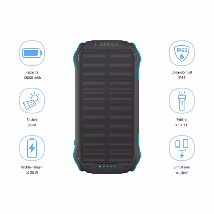 LAMAX Journey 12000mAh - Powerbancă