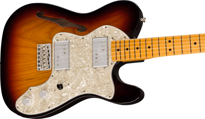 Fender American Vintage II 1972 Telecaster Thinline MN 3CS - Chitară electrică