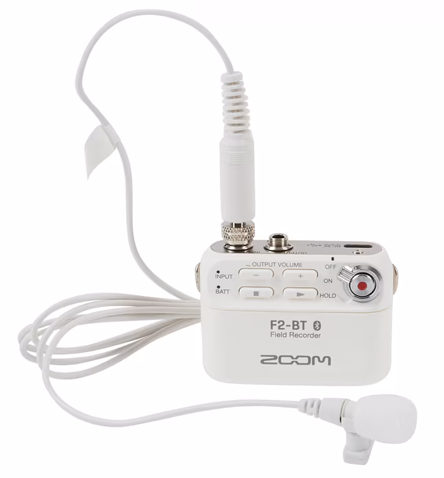 Zoom F2-BT White - Recorder de buzunar 