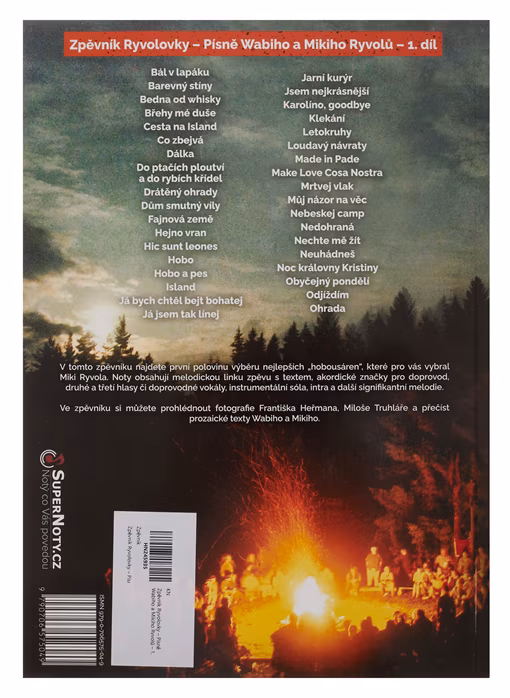KN Zpěvník Ryvolovky – Písně Wabiho a Mikiho Ryvolů – 1. díl - Carte de cântece