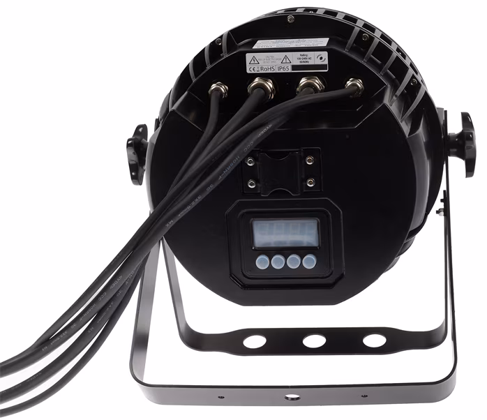 Flash LED PAR 64 18x10W RGBW 4in1 ZOOM IP65 - Reflector LED PAR