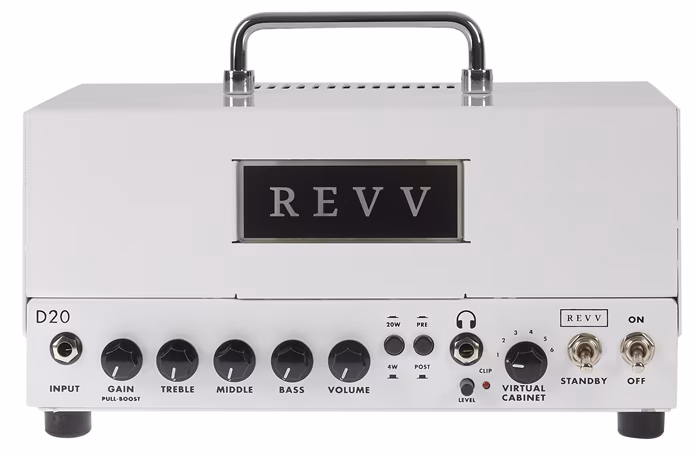 Revv D20 White - Amplificator cu lămpi pentru chitară