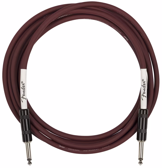 Fender Original Series 10' Instrument Cable Oxblood - Cablu pentru instrument