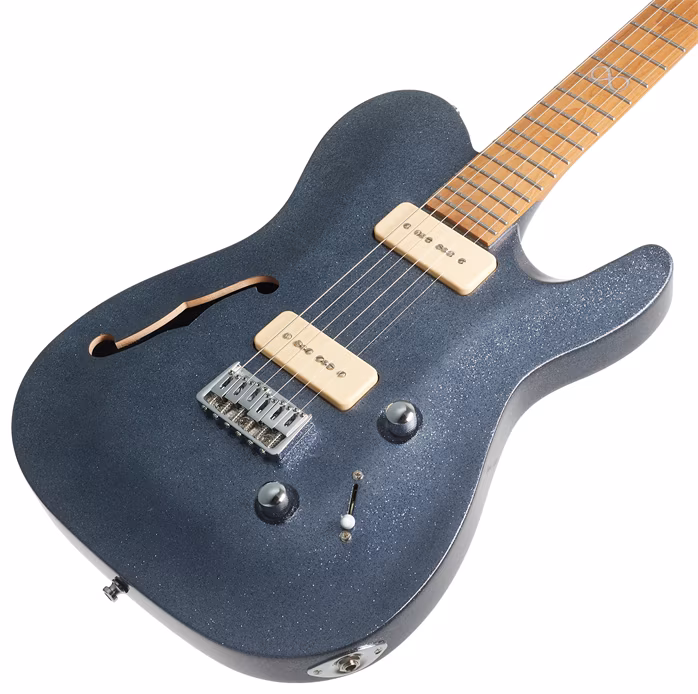 Chapman Guitars ML3 Semi Hollow Pro Traditional Atlantic Blue Sparkle - Chitară semi-acustică