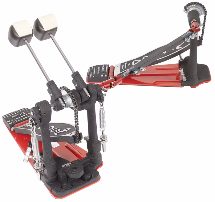 DW 5002AH4 Accelerator - Pedală dublă pentru tobă bas 