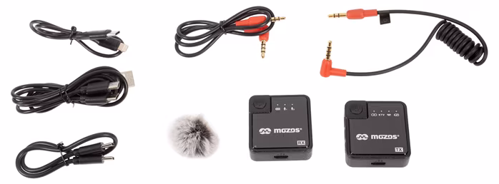 Mozos MX1-SINGLE - Set fără fir cu microfon pentru reportaj 