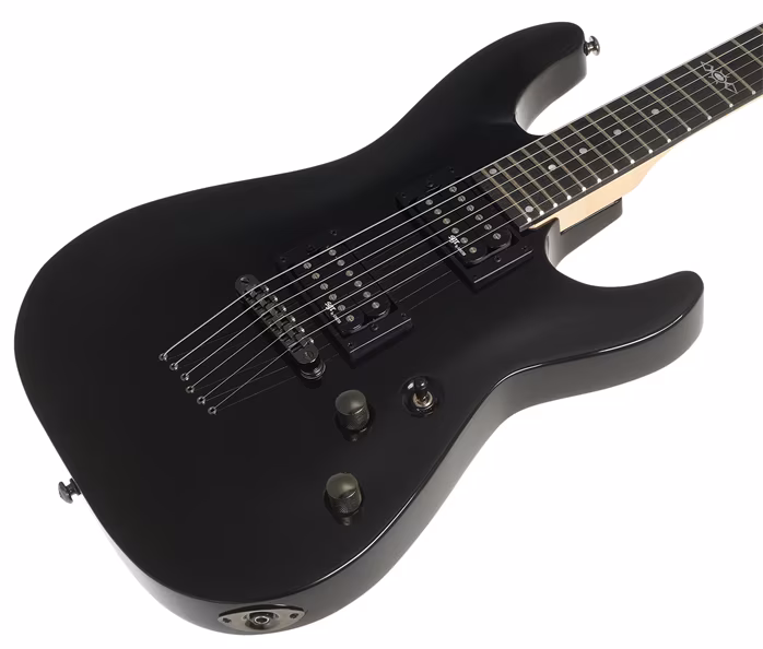 Schecter C-1 SGR BLK - Chitară electrică
