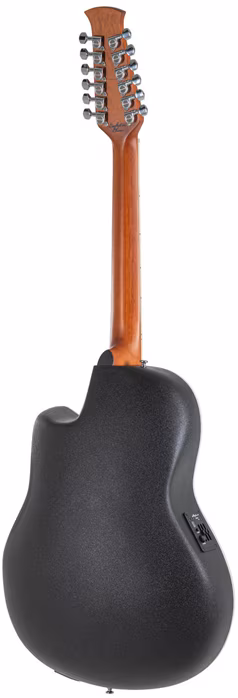 Applause AB2412II Mid Cutaway 12 Black Satin - Chitară electro-acustică cu 12 corzi