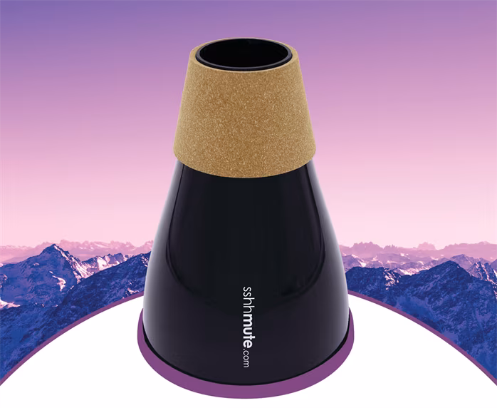 Bremner Music Practice Black/Purple - Surdină corn 