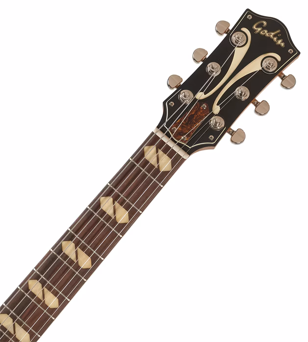 Godin 5th Avenue Jumbo P90 Harvest Gold - Chitară semi-acustică