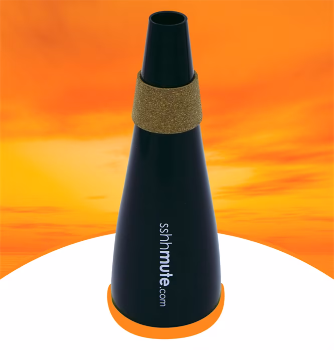 Bremner Music Practice Black/Orange - Surdină pentru trompetă 