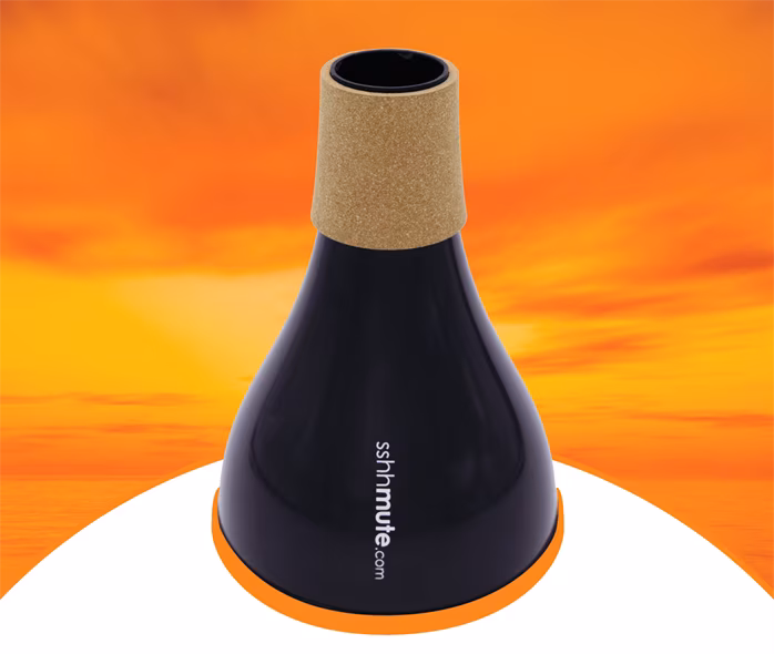 Bremner Music Practice Black/Orange - Surdină pentru trombon
