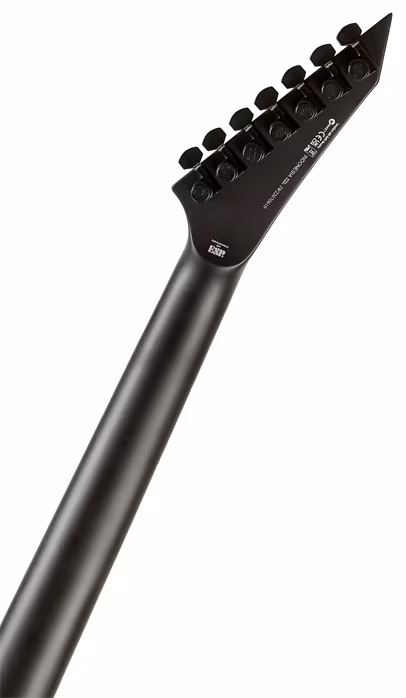 ESP LTD EX-7 Baritone Black Metal Black Satin - Chitară electrică cu 7 corzi