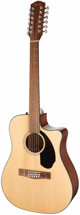 Fender CD-60SCE-12 NAT - Chitară electro-acustică cu 12 corzi