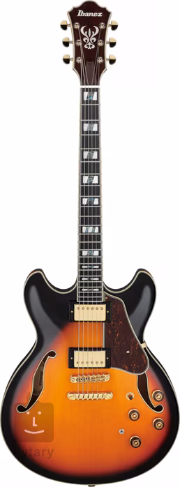 Ibanez AS113 Brown Sunburst - Chitară semi-acustică