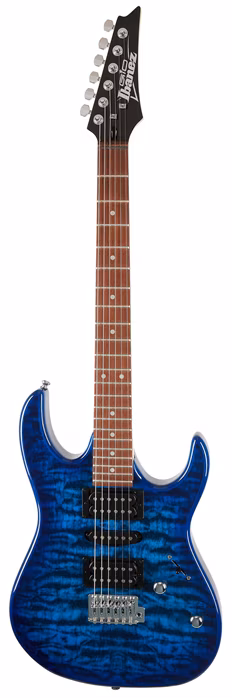 Ibanez GRX70QA Transparent Blue Burst - Chitară electrică