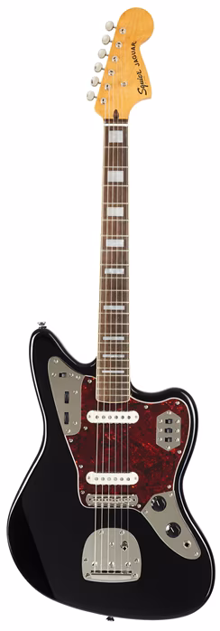 Fender Squier Classic Vibe 70s Jaguar LRL Black - Chitară electrică