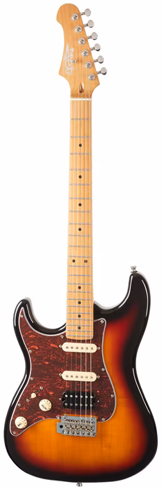 JET Guitars JS-400 SB LH - Chitară electrică pentru stângaci