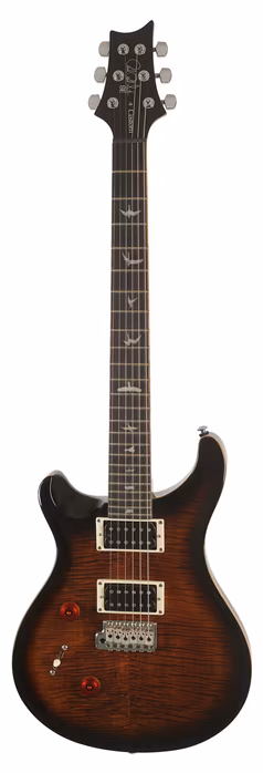 PRS SE Custom 24 LH Violin Top Carve Black Gold Sunburst - Chitară electrică pentru stângaci