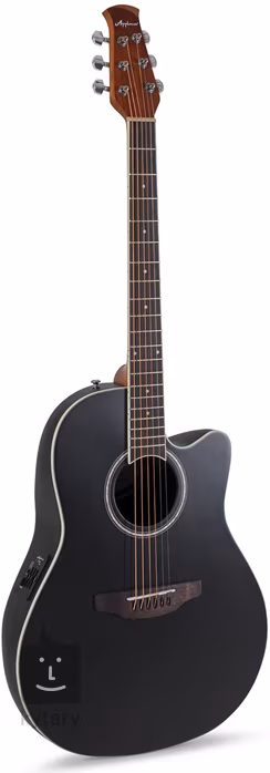 Applause AB24II CS Mid Cutaway Black Satin - Chitară electro-acustică