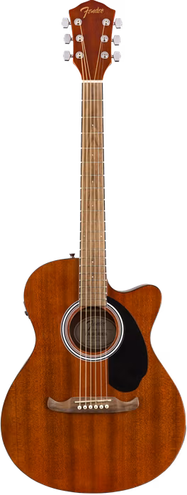 Fender FA-135CE Concert All-Mahogany WN NA - Chitară electro-acustică