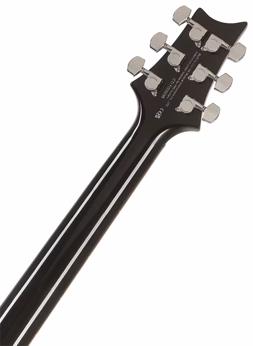 PRS SE Custom 22 Semi-Hollow Violin Top Carve Black Gold Sunburst - Chitară semi-acustică