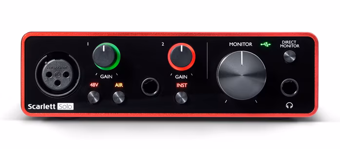 Focusrite Scarlett Solo 3rd Gen - Interfaţă audio USB