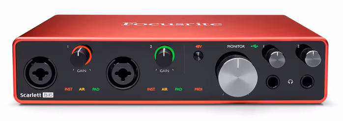 Focusrite Scarlett 8i6 3rd Gen - Interfaţă audio USB