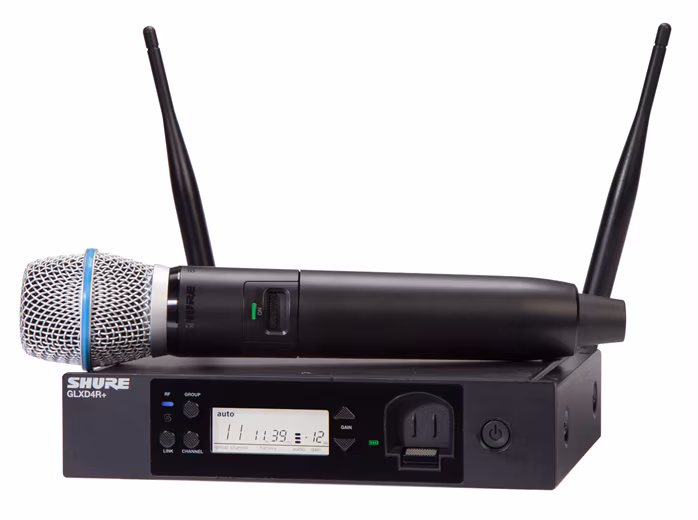 Shure GLXD24R+ VOCAL SYSTEM WITH BETA87A - Set vocal fără fir