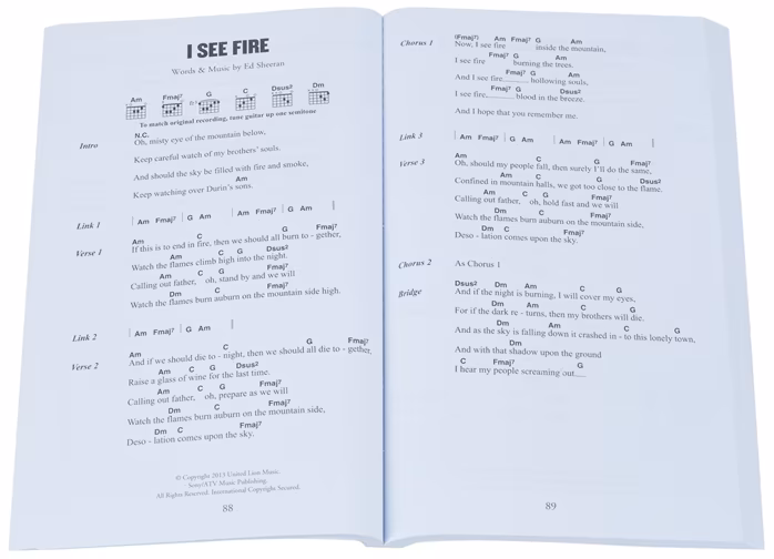 MS The Little Black Songbook: Ed Sheeran - Carte de cântece