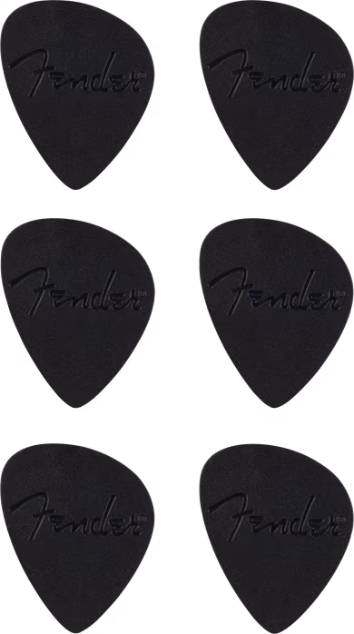 Fender Offset Picks, Black (6) - Pene