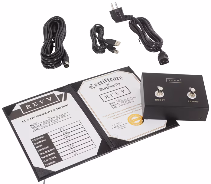 Revv D25 Emerald Green - Combo lampă chitare