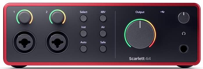 Focusrite Scarlett 4i4 4th Gen - Interfaţă audio USB