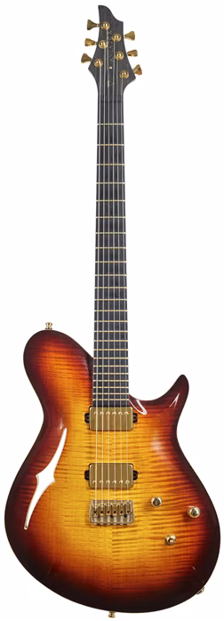 Aviator Zeppelin 6 Sapeli Sunburst - Chitară electrică