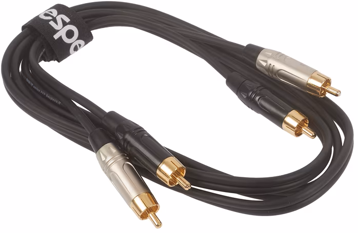 Bespeco ROCKIT Interlink Cable 2x RCA - 2x RCA 1,5 m - Cablu de conexiune
