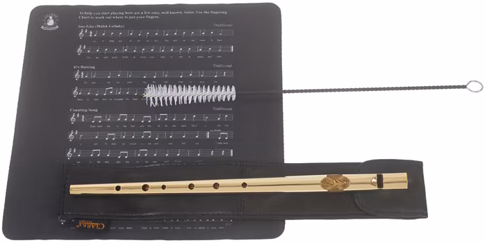 Clarke Gold Plated’ Original D  - Flaut irlandez