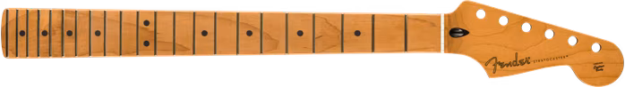 Fender Satin Roasted Maple Stratocaster Neck, Maple, Flat Oval Shape - Gât chitară
