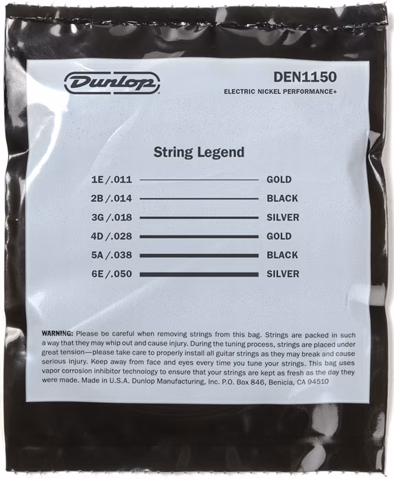 Dunlop DEN1150 - Corzi pentru chitară electrică