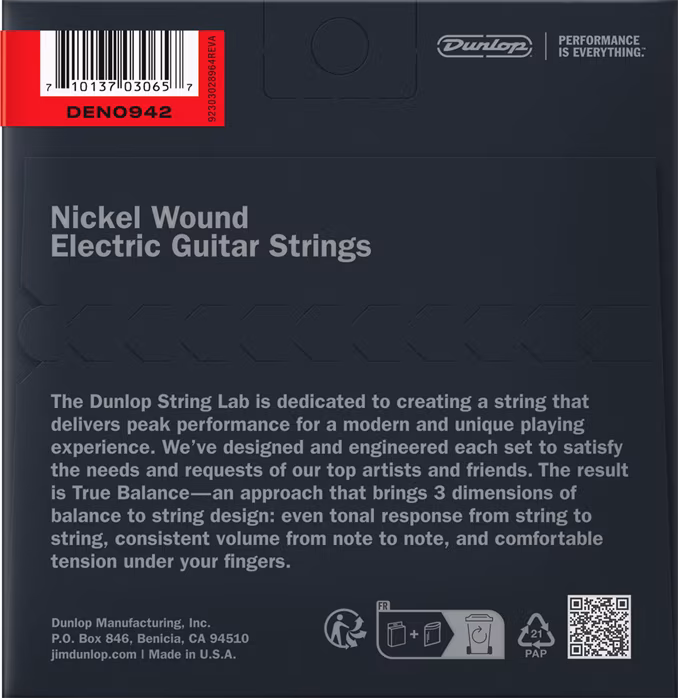 Dunlop DEN0942 - Corzi pentru chitară electrică