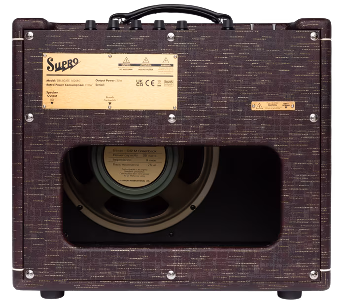 Supro Delegate Custom Burgundy Gold Scandia - Combo lampă chitare