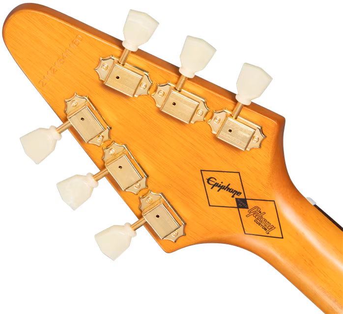 Epiphone 1958 Korina Flying V Aged Natural (neambalat) - Chitară electrică