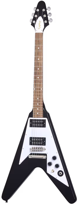 Epiphone Kirk Hammett 1979 Flying V Ebony - Chitară electrică