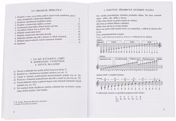 KN Praktická příručka pro kytaristy - Josef Kotík - Manual pentru chitară